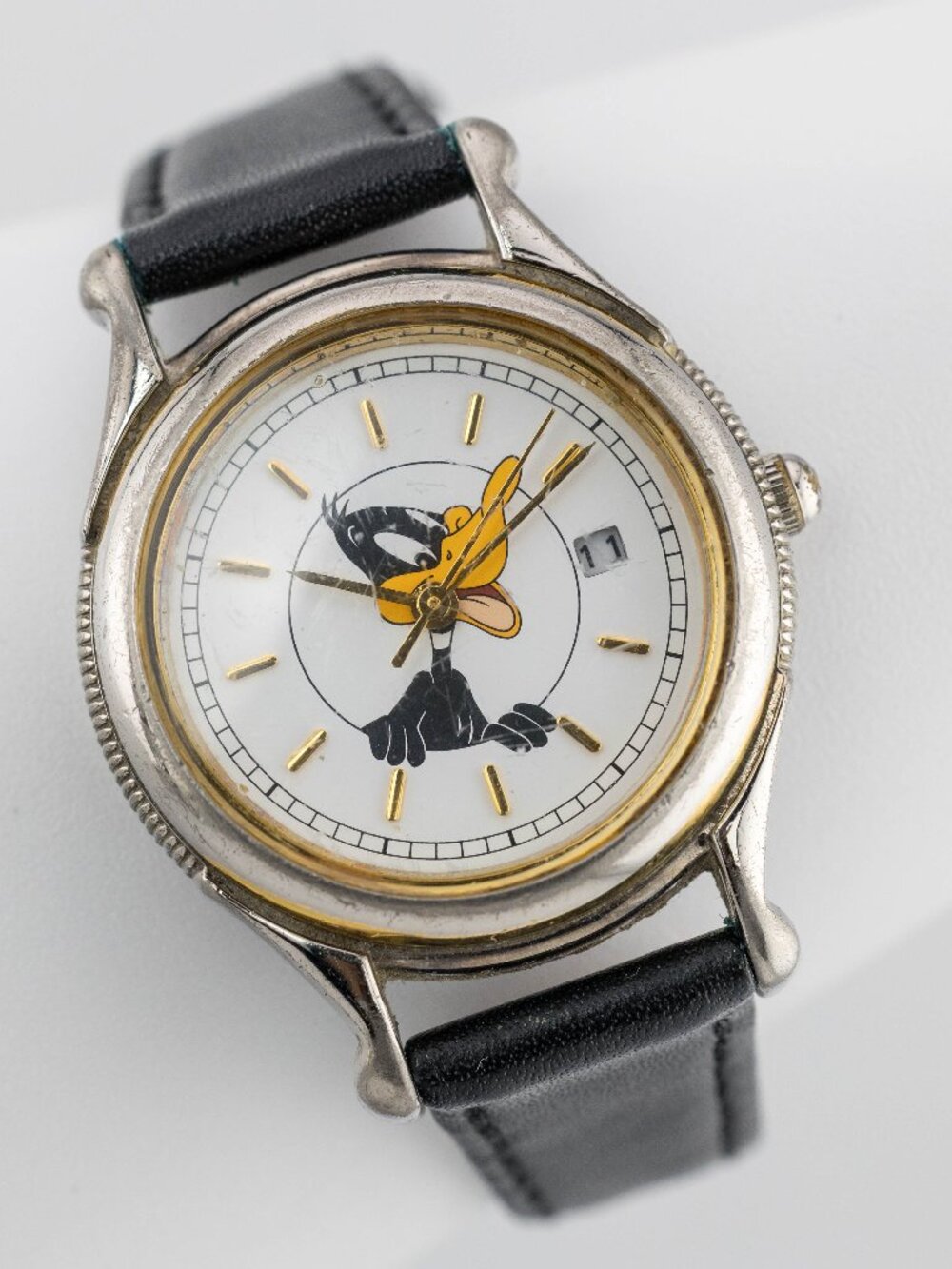 FOSSIL Daffy Duck Looney Tunes Leather Quartz Analog Women's Watch New Battery